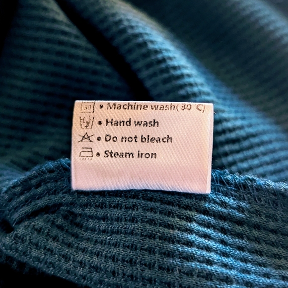 Merokeety Lace Short Sleeve V-Neck Top, Sz L, Teal, NWT - Picture 3 of 7